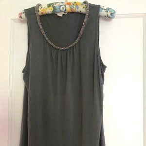 Banana Republic top with metal accent
